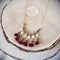 Mini Druzies and Tassels Necklace