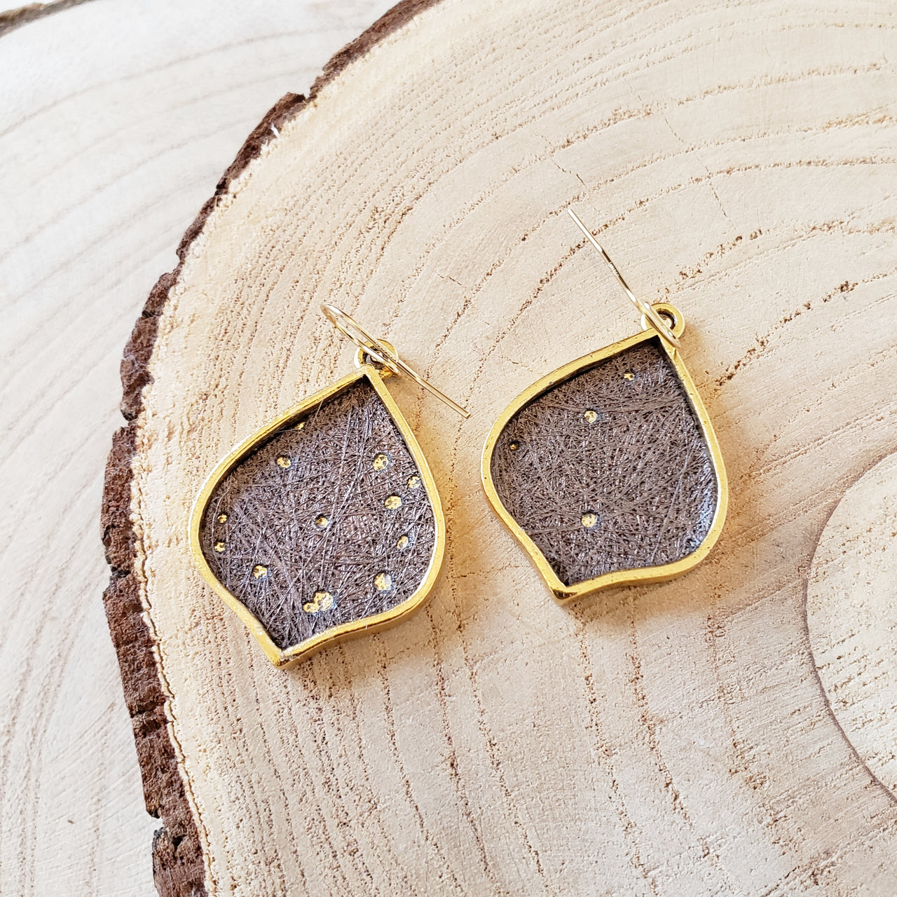 Marrakesh Drop Textile Earrings