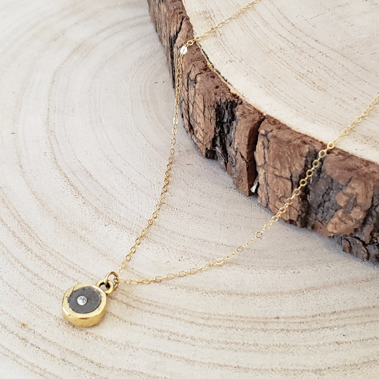 Mini Organic Concrete Necklace