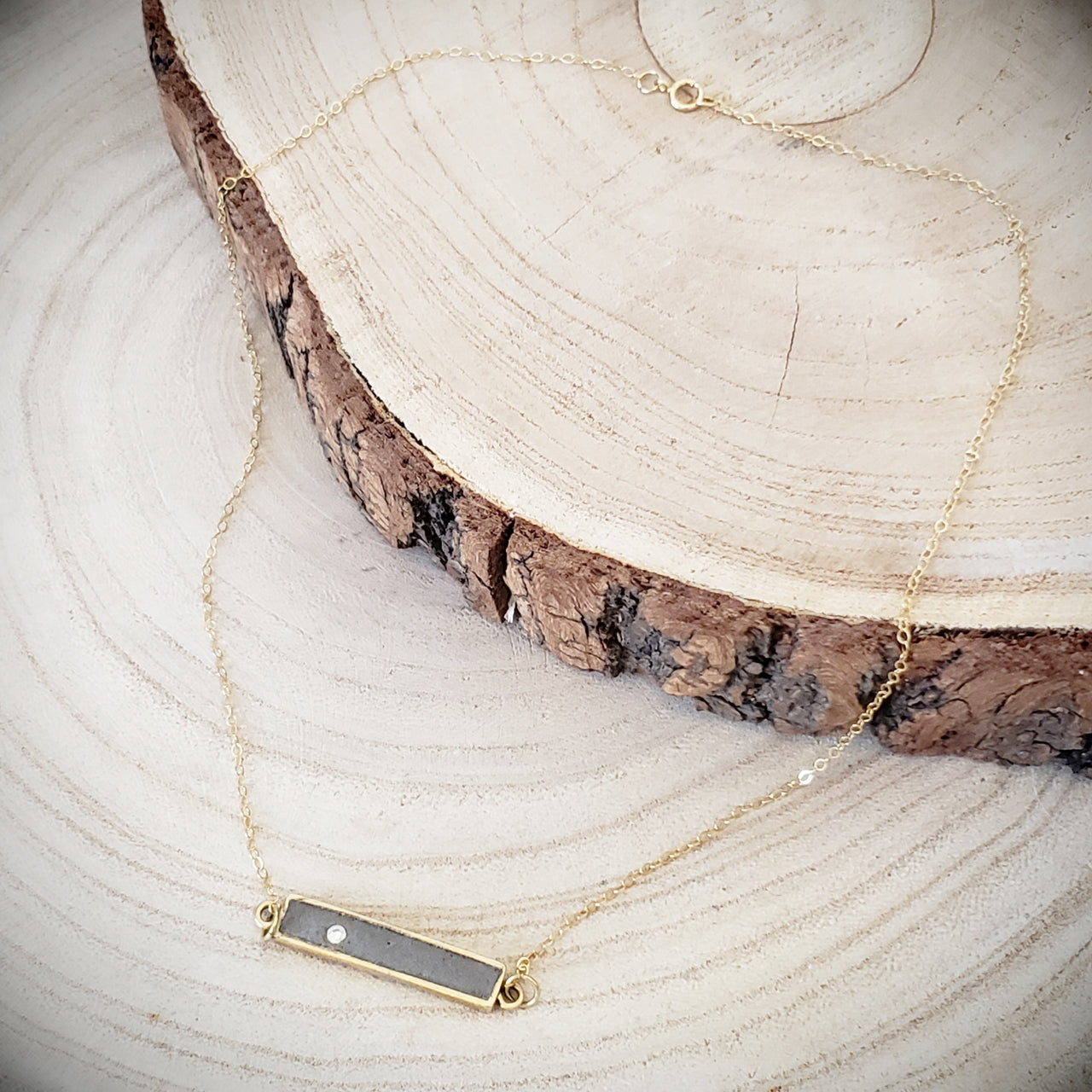Concrete Bar Necklace