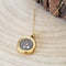 3 Crystal Organic Concrete Necklace