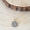 Delicate Large Round Concrete Necklace