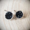 Black Crystal Sparkle Earrings