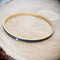Minimalist Black Bangle