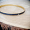 Minimalist Black Bangle
