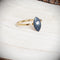 Dainty Minimalist Black Ring