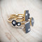 Dainty Minimalist Black Ring
