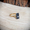 Dainty Minimalist Black Ring