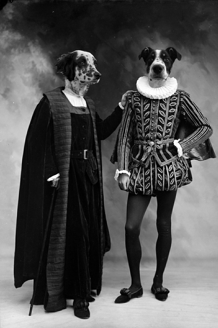 "All In Jest" Pair Pet Portrait