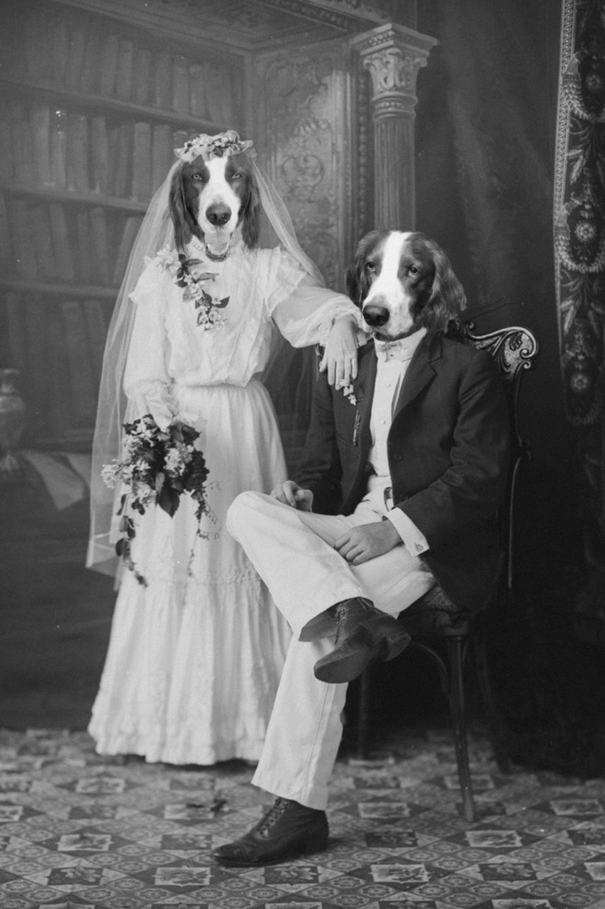 "Soulmates" Pair Pet Portrait