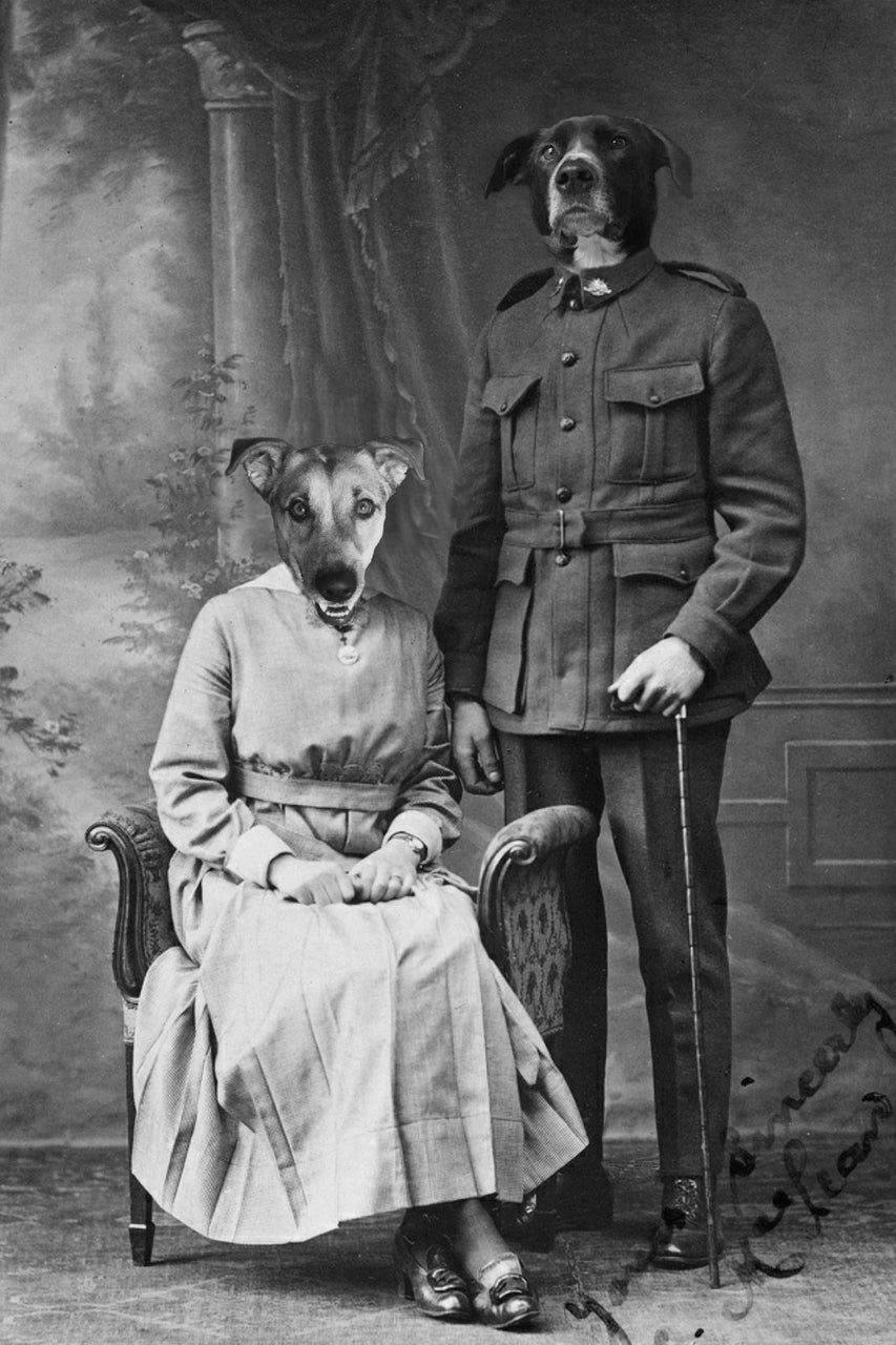 "Stand By Your Woman" Pair Pet Portrait