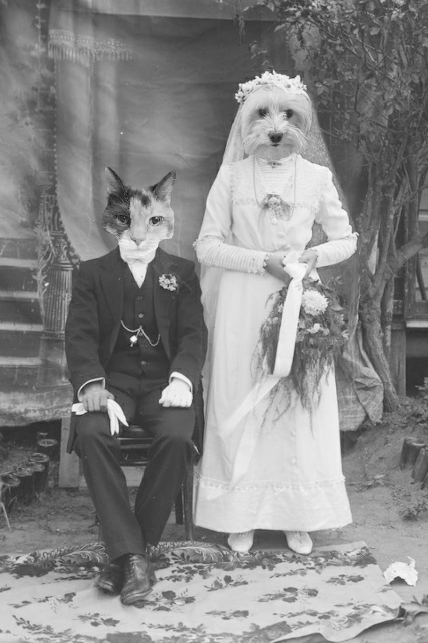 "I Do" Pair Pet Portrait