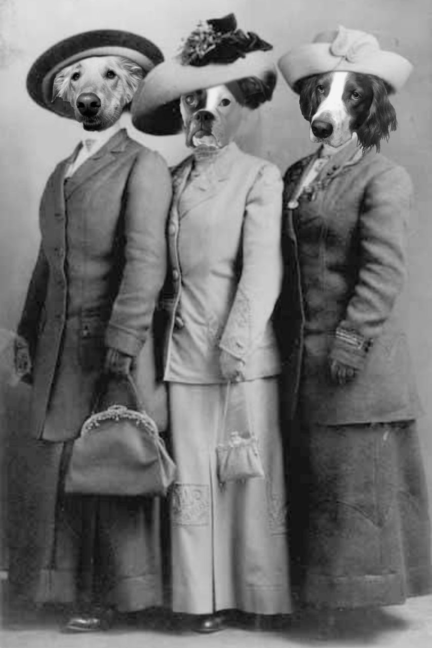 "Ladies Who Lunch" Group Pet Portrait