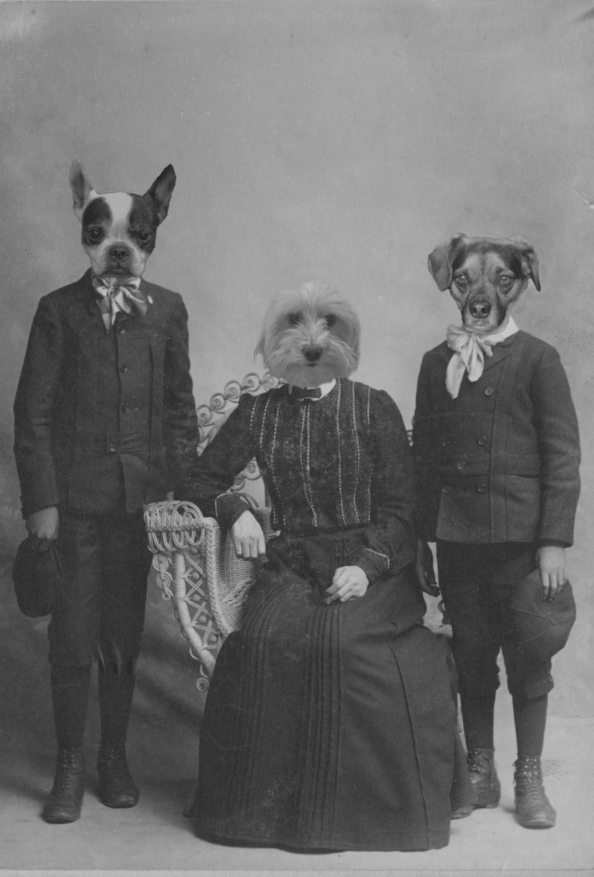 "Mama's Boys" Group Pet Portrait