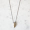 Bronze Crystal Necklace
