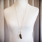 Bronze Feather Necklace