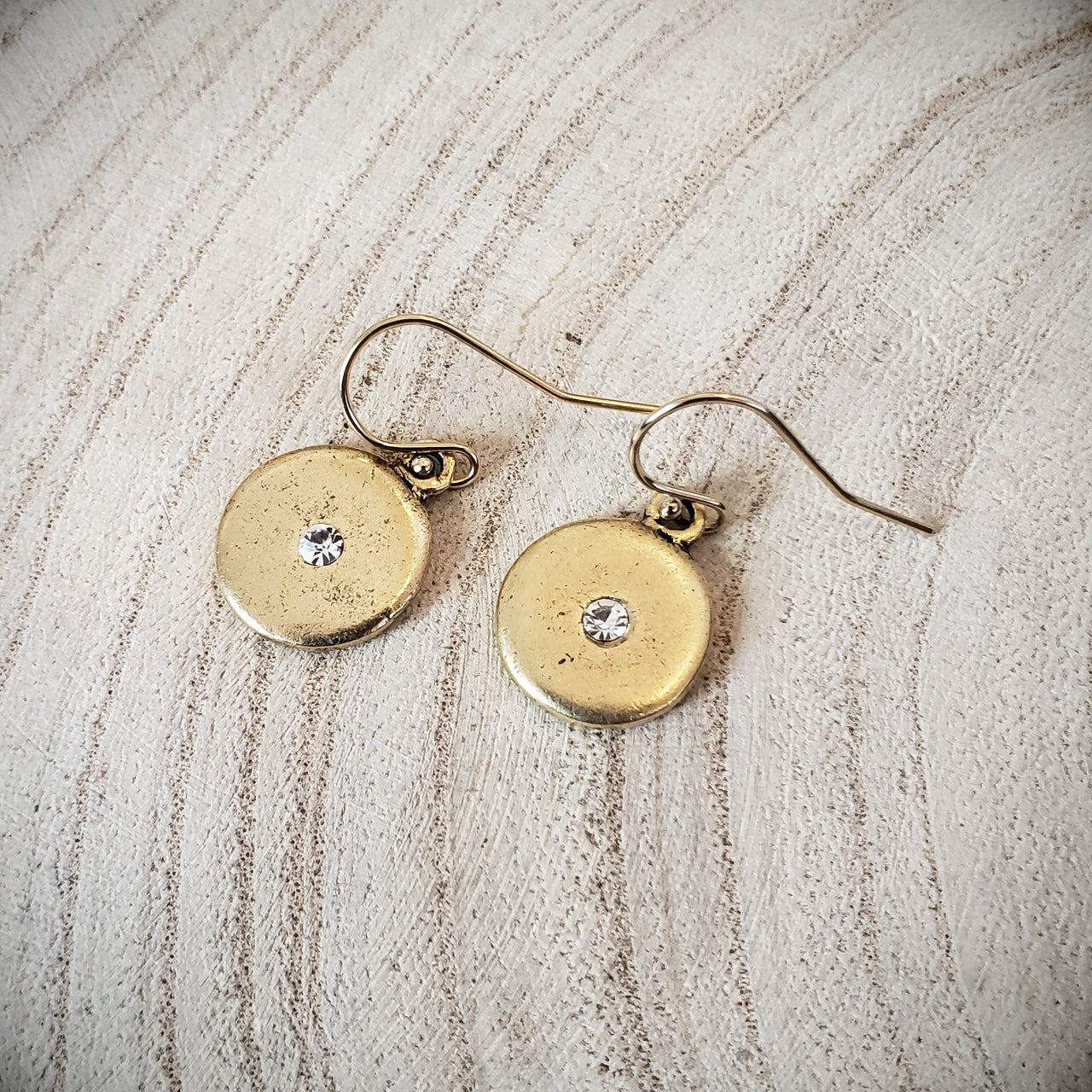 Dot of Sparkle Disc Earrings