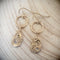 Dainty Bronze Droplet Earrings