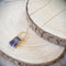 Long Amethyst Slice Necklace