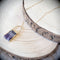 Long Amethyst Slice Necklace