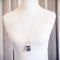 Long Amethyst Slice Necklace