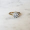 Geometric Clear Sparkle Ring