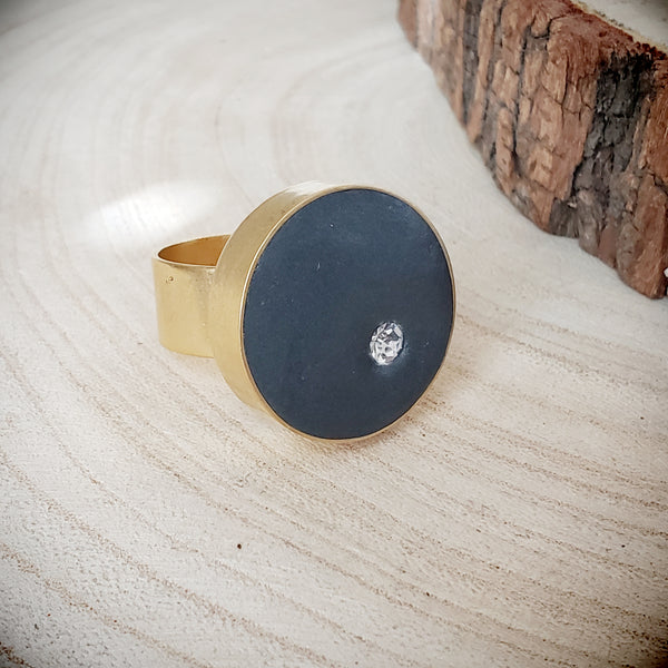 Large Minimalist Statement Ring