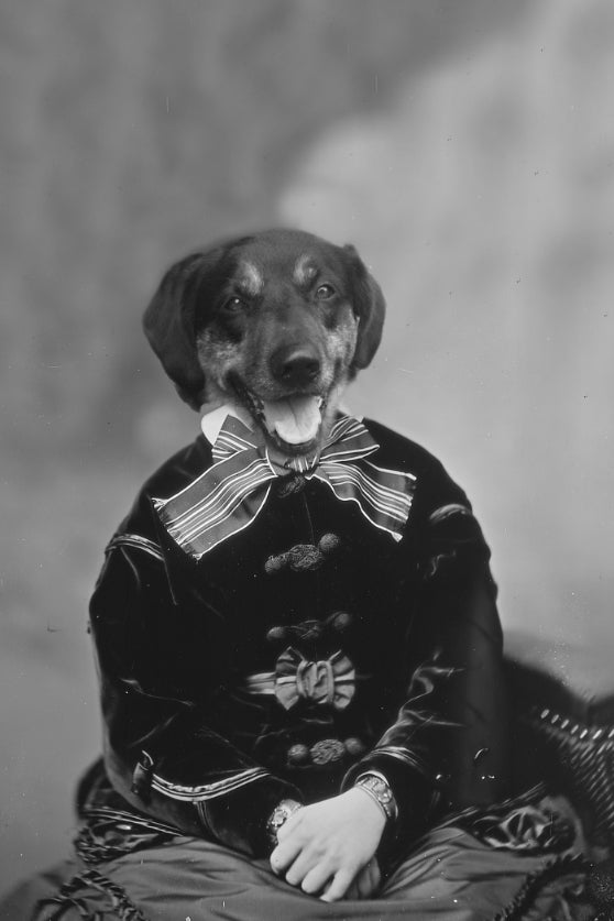 "That Bow Though" Pet Portrait