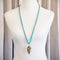 Bronze Arrowhead Necklace