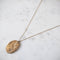 Bronze Oval Necklace